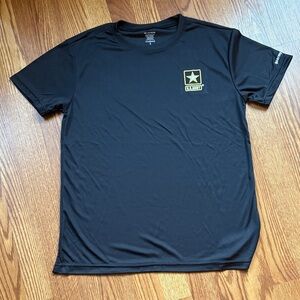 U.S. Army Black Tee with Gold Star Patch